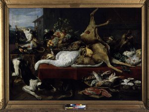 Still Life of Game, Fish, Fruit and Vegetables