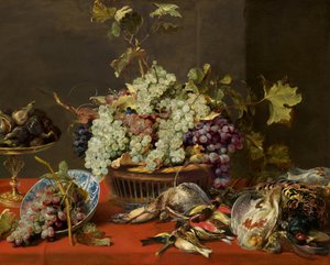 Still Life with Grapes and Game