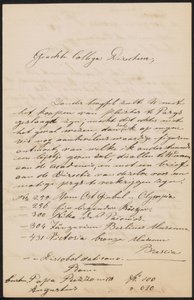 Letter to August Allebé