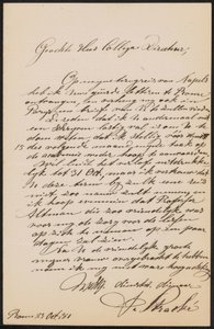 Letter to August Allebé