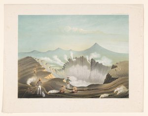 Volcano Guntur in West Java (Atlas of Plates Containing Eleven Picturesque Views, Belonging to the Work Java, Its Shape, Its Plant Decoration and Internal Structure)