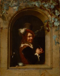 Man with Pipe at a Window