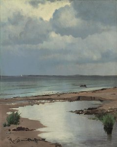 From the Beach at Hornbæk by Frants Henningsen