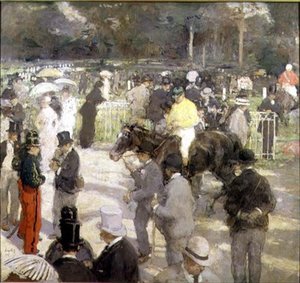 View of the paddock