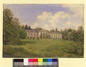 Castle with Park in Weidlingau by Franz Alt