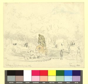 Volksgarten with Tilgner Fountain (Faun and Nymph)