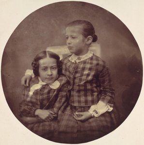 Hermine and Marie Antoine, 1850s-60s by Franz Antoine
