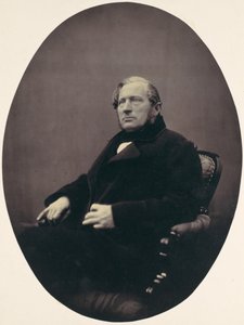 Man Seated in Armchair