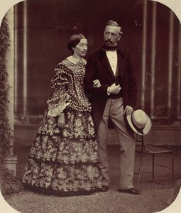 Mathias and Elise Höusermann, 1850s-60s