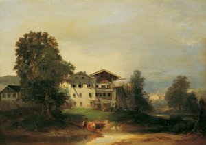 Motif from South Tyrol by Franz Barbarini