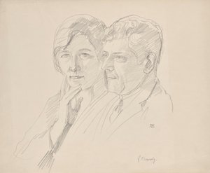 Grete Wagner-Barwig and Dr. Josef Wagner by Franz Barwig d. Ä.