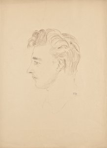Portrait Study of Franz Barwig the Younger by Franz Barwig d. Ä.
