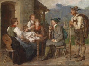 Salon Tyrolean by Franz Defregger