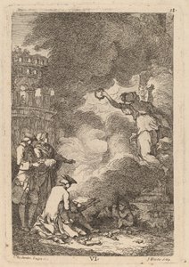 In the Coming to Rome: pl. 6 by Franz Edmund Weirotter after Étienne de Lavallée Poussin