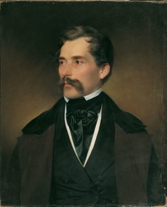 Portrait of a Gray-Haired Man with Mustache