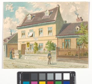 19., Gymnasium Street 87 - Residence and Death House of Josef Lanner by Franz Gerasch