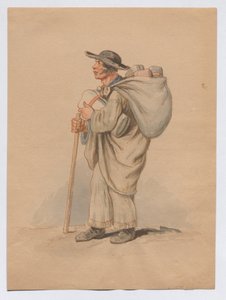 From a Series of Calls: Stereotypical Representation of a "Linen Croat" [Croatian Linen Seller] by Franz Gerasch
