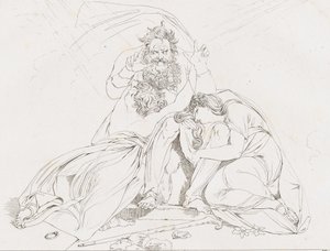 The Death of Oedipus, 1806 by Franz Hegi