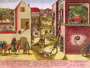 Death of Admiral Gaspard II de Coligny at the time of the St. Bartholomew