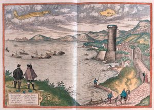 Gaeta or Gaete, Italy (engraving)