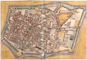 Lucca, Italy by Franz Hogenberg