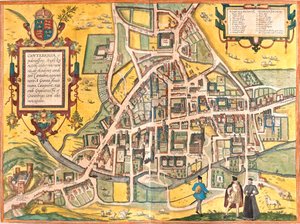 Map of Cambridge, England