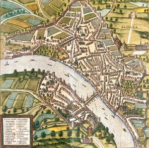 Plan of Bale, Switzerland