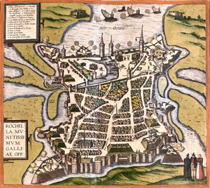 Plan of La Rochelle, France