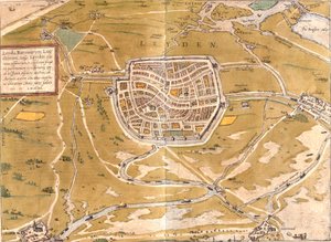 Plan of Leiden, Netherlands
