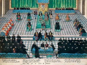 Session of States-General at Orleans, January 1561 by Franz Hogenberg