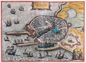 Vlissingen, Netherlands (engraving) by Franz Hogenberg