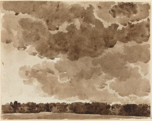 Clouds over a Forest by Franz Innocenz Josef Kobell