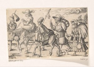 Soldiers and Sutlers by Franz Isaac Brun