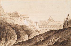 The Hofburg with City Moat, Castle Gate, and Bridge