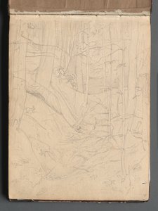 Album with Views of Rome and Surroundings, Landscape Studies, page 01a: Roman Landscape by Franz Johann Heinrich Nadorp