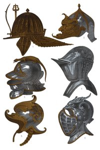 Helmets from the Armeria Real, Madrid