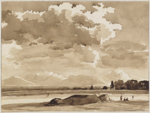 Landscape near Kochel by Franz Kobell