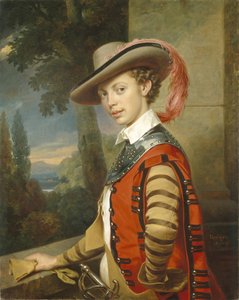 Portrait of Prince Nikolai Saltykov in Fancy Dress, 1850 by Franz Krüger