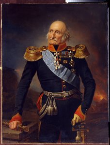 Portrait of Field Marshal Count Ludwig Adolf Peter of Sayn Wittgenstein (1769-1843) by Franz Krüger