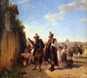 Roman Pifferari by Franz Ludwig Catel