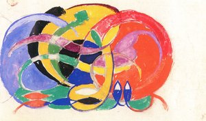 Abstract Composition by Franz Marc