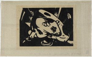 Bull by Franz Marc