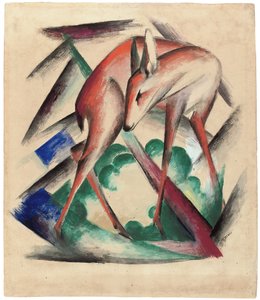 Deer by Franz Marc