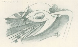 The Greedy Moon by Franz Marc