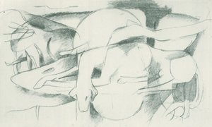 Franz Marc - Sketchbook from the Field - Page 04 by Franz Marc