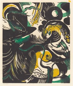 Genesis II by Franz Marc