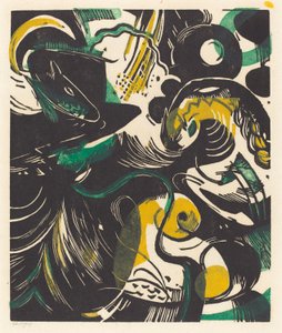 Genesis II by Franz Marc