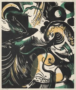 Genesis II by Franz Marc