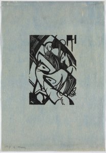 Jumping Little Horses by Franz Marc