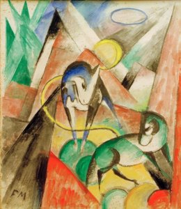 Landscape with Two Horses